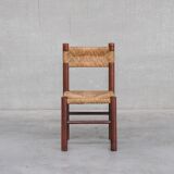 Set of six dining chairs