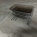 3 vintage nesting tables 70'S
