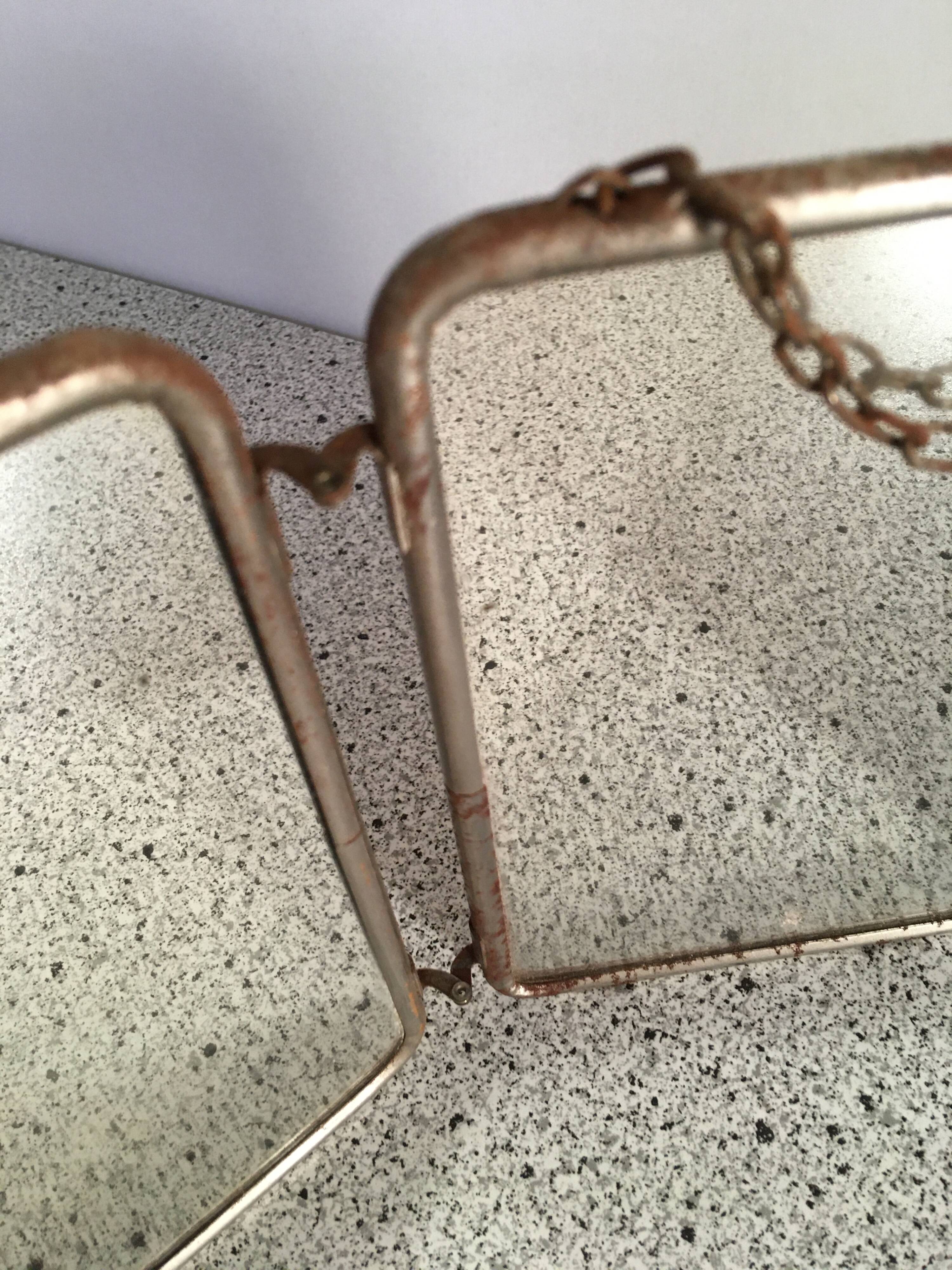 1930s Barber's Triptych Mirror