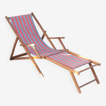 Folding deck chair "vintage 60"