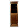 Empire style mahogany bookcase cabinet circa 1880 (A)