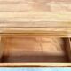 Solid elm chest of drawers, Maison Regain, circa 1970