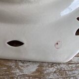 Antique plate with hand-painted floral decoration - Farandol - 29 cm - pink