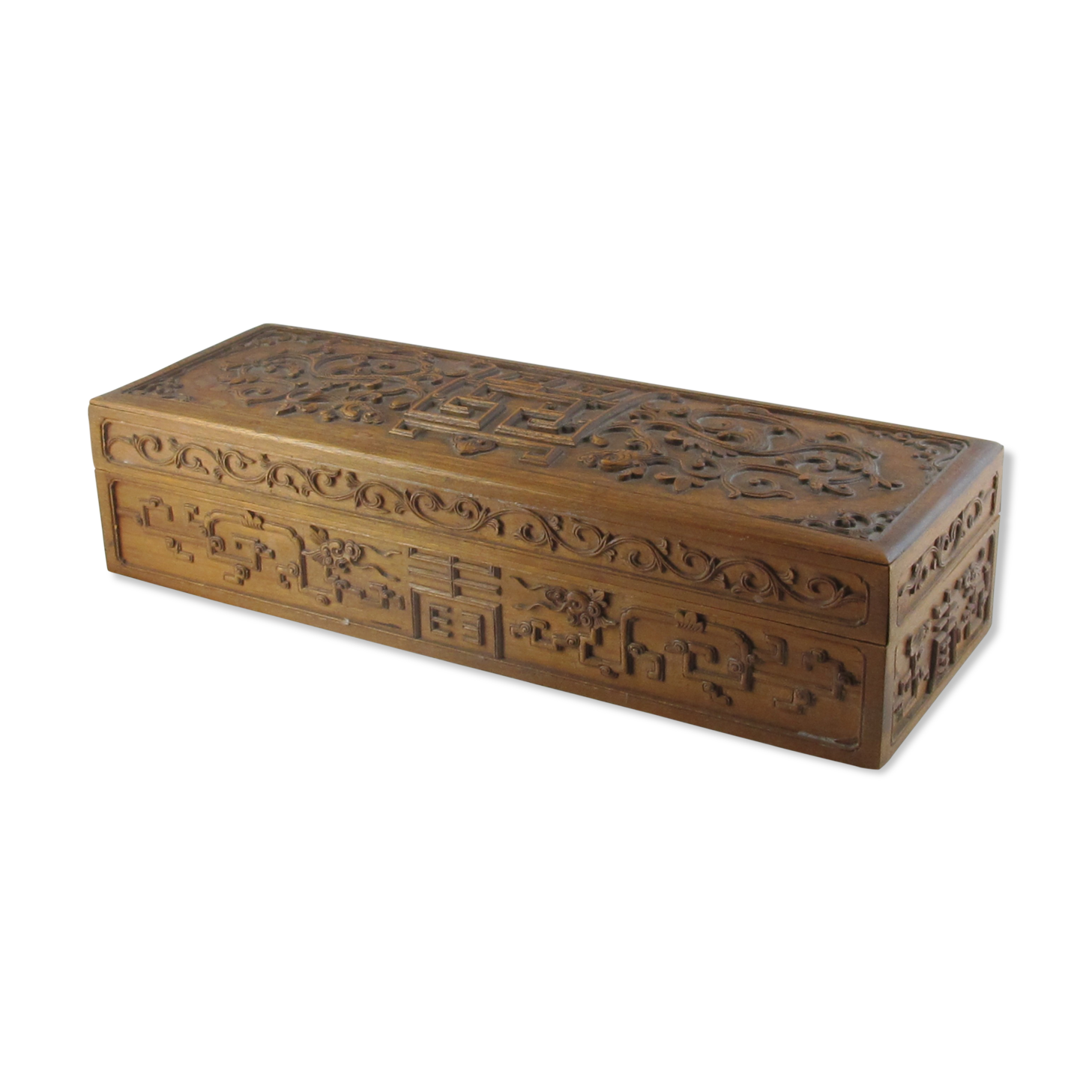 Ancient Asian carved box