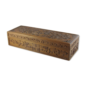 Ancient Asian carved box