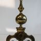 Paire de chenets en bronze, style baroque