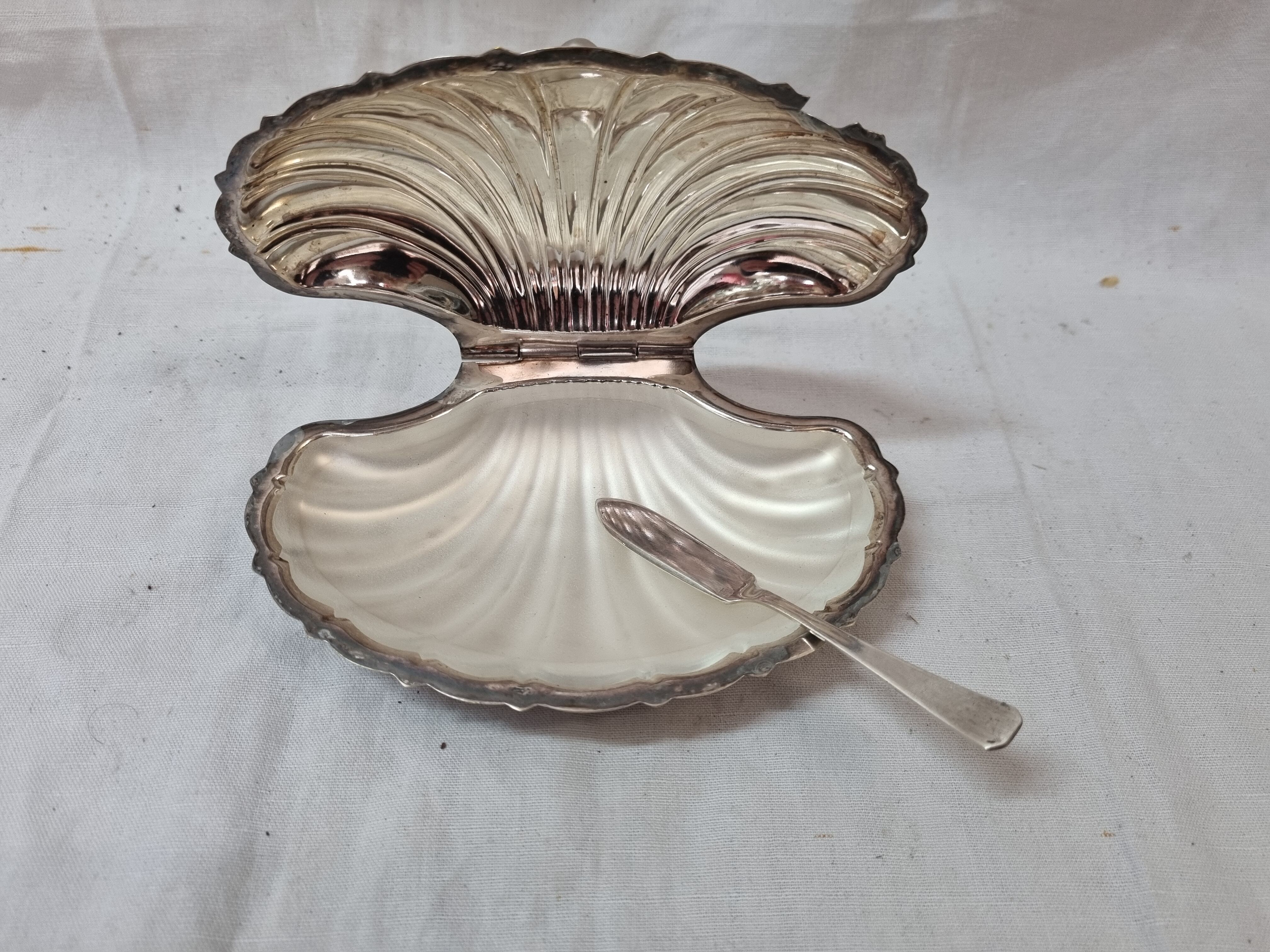 Beurrier argent coquille st jacques
