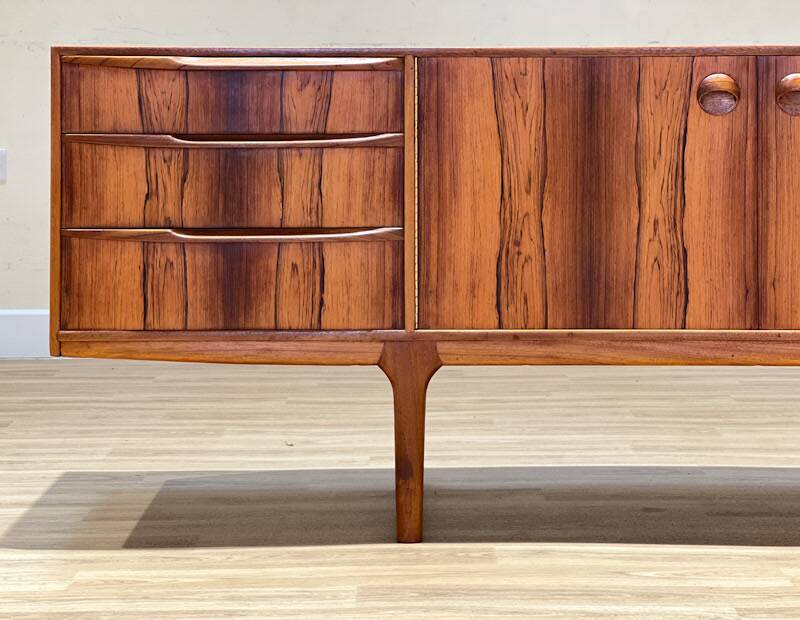Enfilade vintage en palissandre par Tom Robertson pour McIntosh, Écosse, 1960