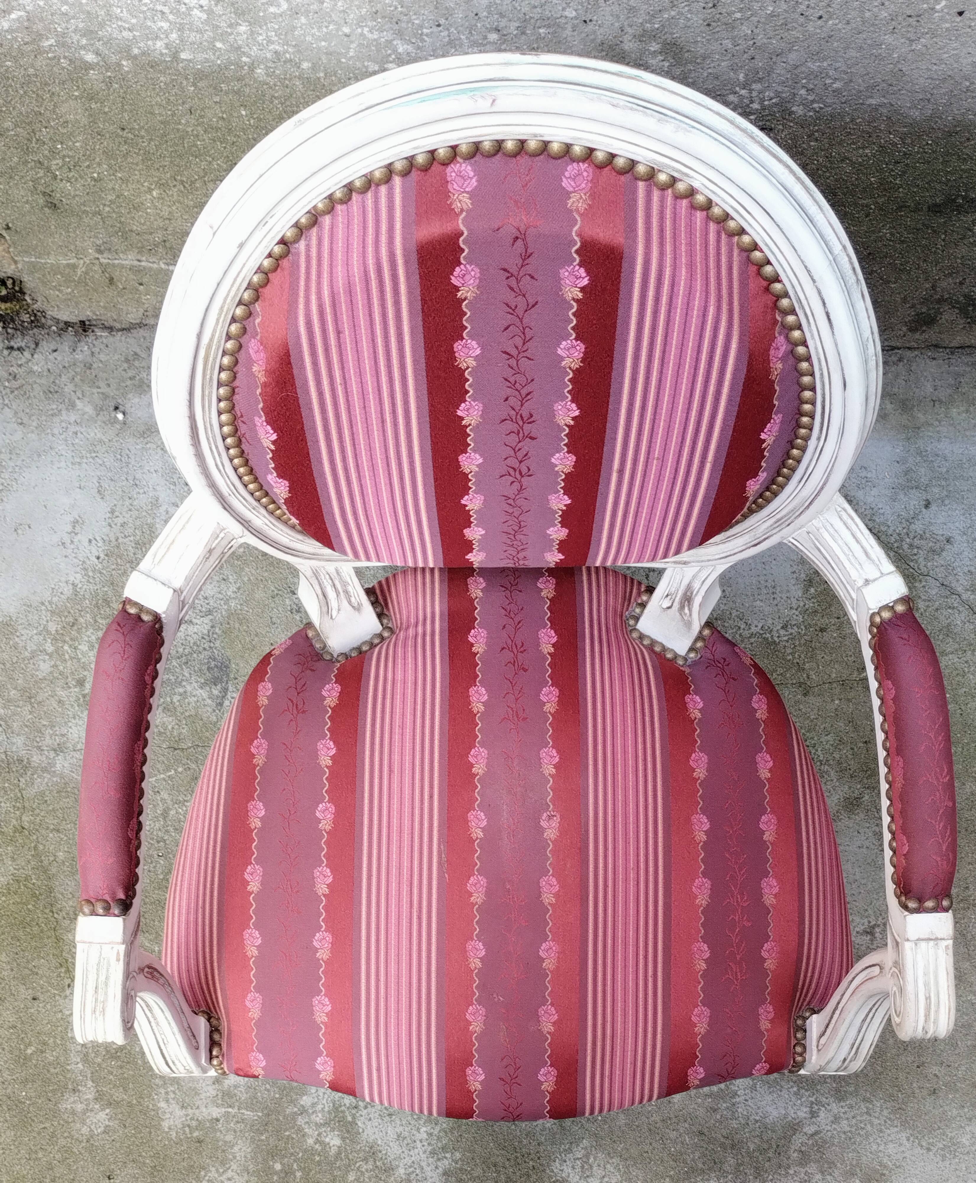 Louis XVI medallion armchair
