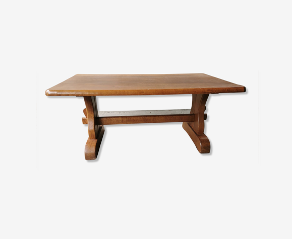 Solid oak coffee table