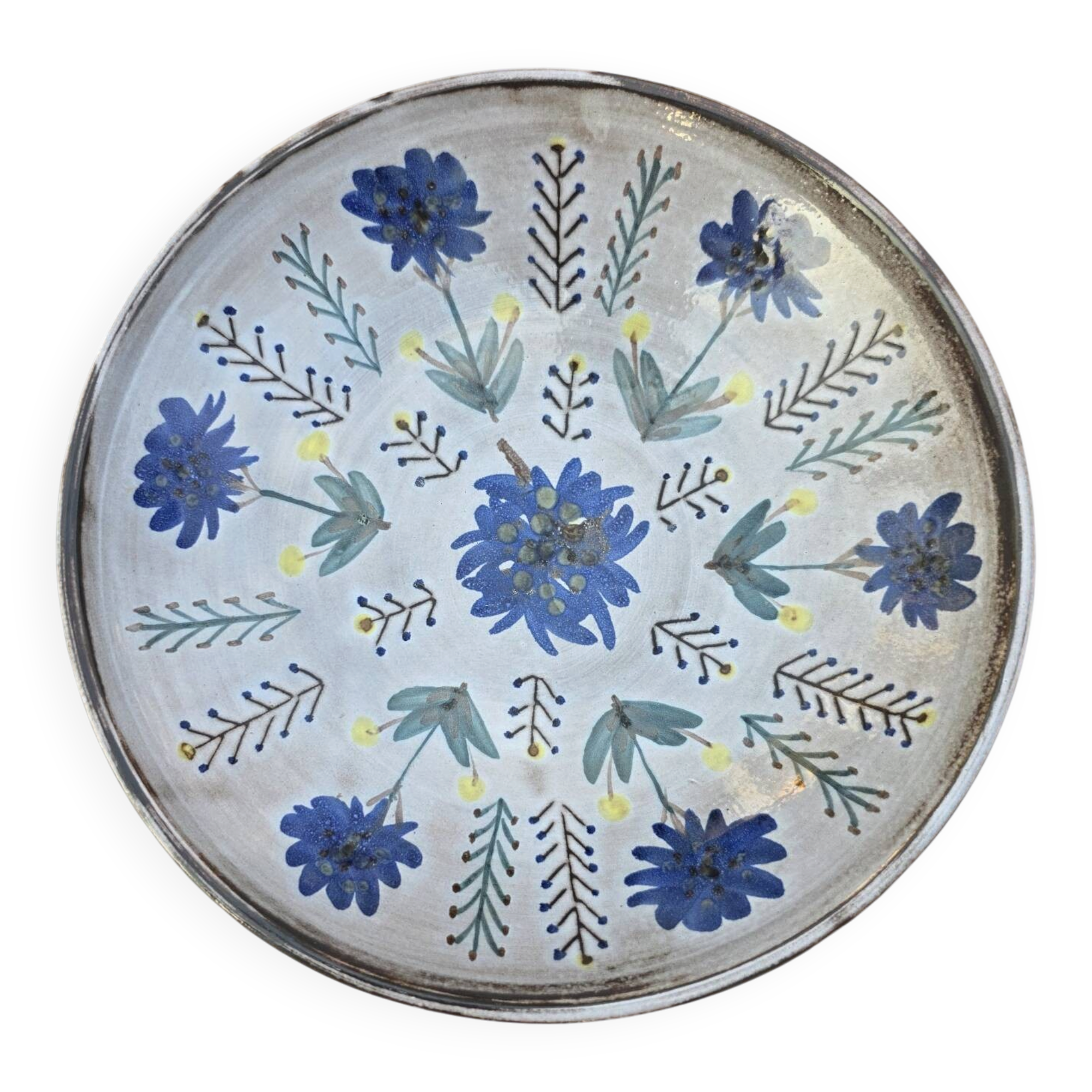 Vintage ceramic deep dish Vallauris – Gérard Hoffman Workshop
