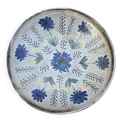 Grand plat creux céramique Vallauris vintage – Atelier Gérard Hoffman