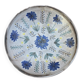 Grand plat creux céramique Vallauris vintage – Atelier Gérard Hoffman