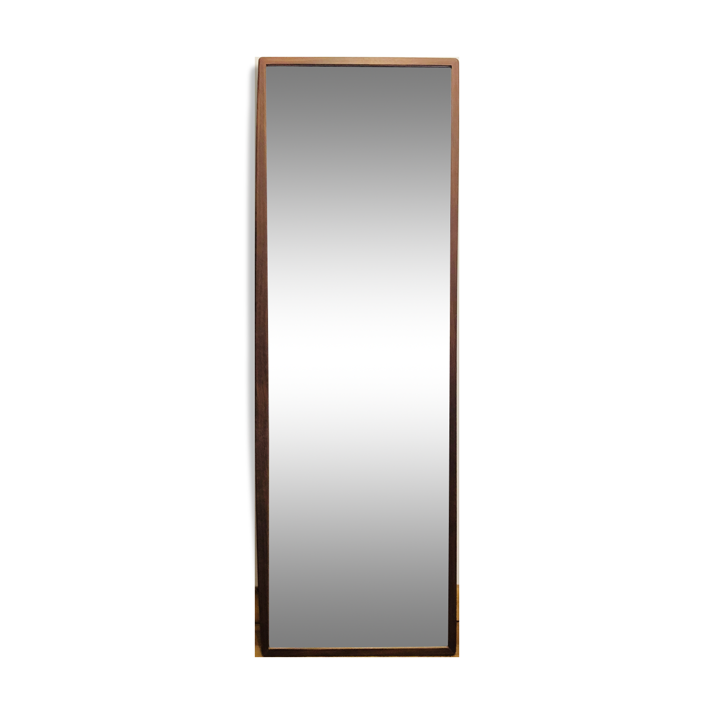 Scandinavian teak mirror 1960 - 139 cm x 46 cm