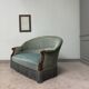 Green velvet toad sofa