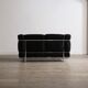Canapé deux places vintage Cassina LC2 par Charlotte Perriand et Le Corbusier