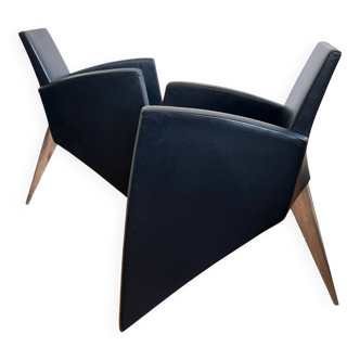 Fauteuils « J » de Philippe Starck pour Aleph, 1989, lot de 2