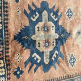 Vintage Turkish carpet Kars Anatolia handmade 224x324 cm