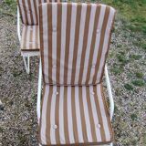 Vintage metal garden chairs
