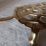 Brass turtle flat bottom