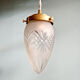 Suspension en cristal satiné (3 disponibles), début XXe siècle