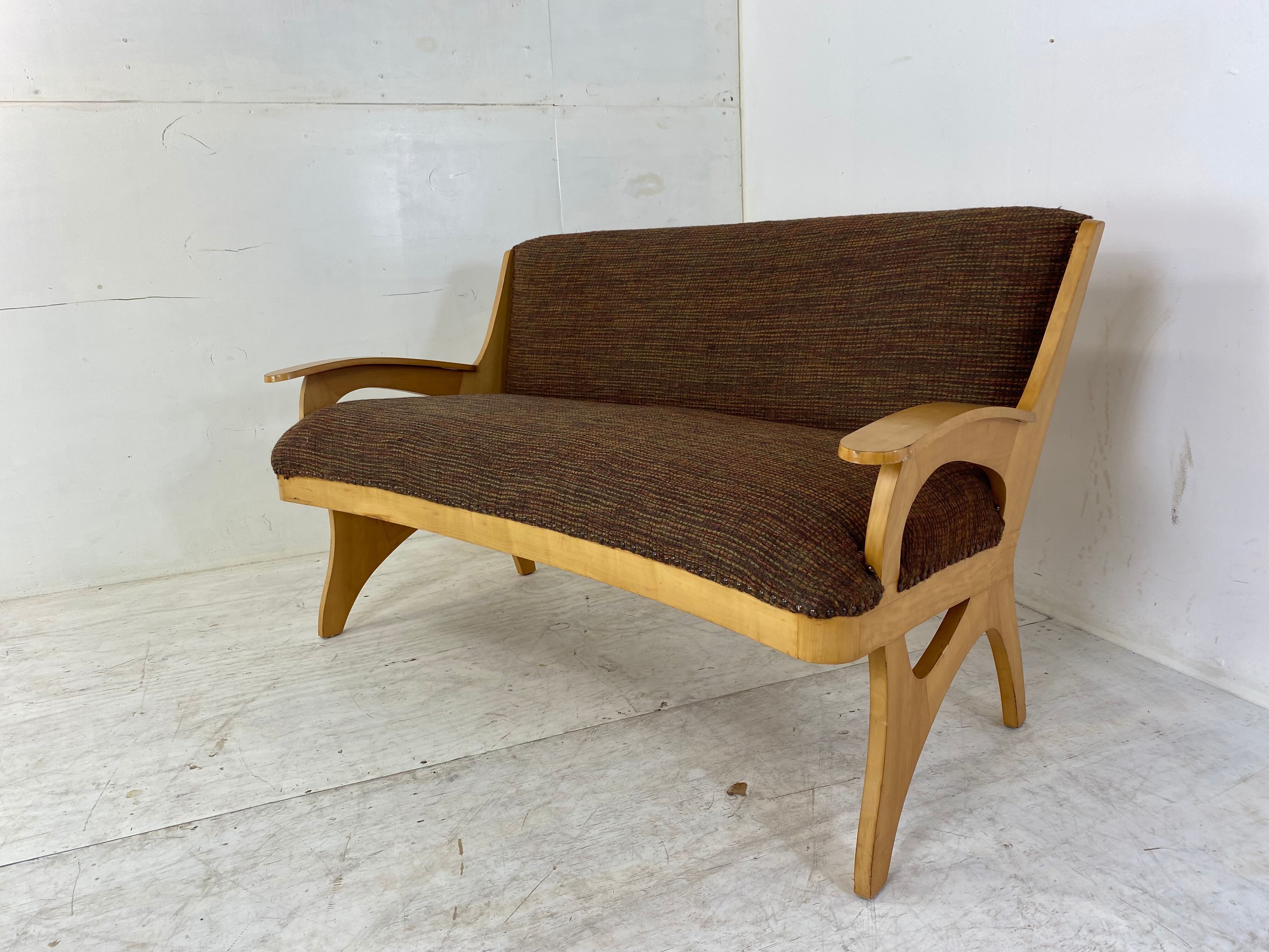 Mid-Century Modernist Two Seater Sofa, 1950s