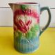 Old slip pitcher Made in France Sweet pea