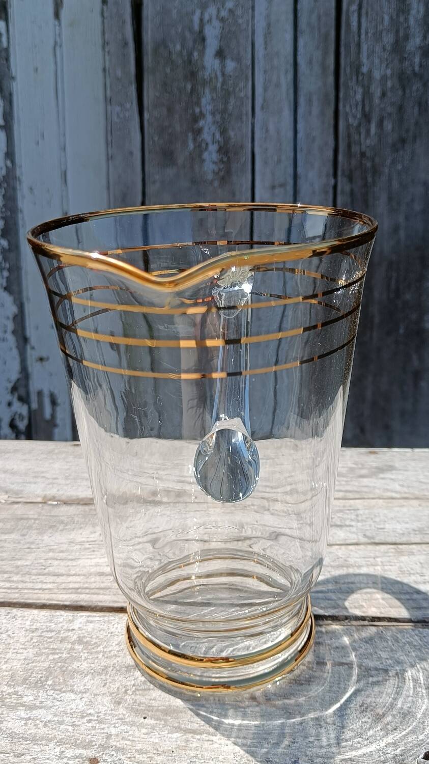 Carafe Art Déco en verre