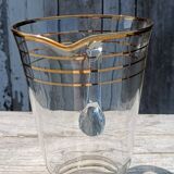 Carafe Art Déco en verre