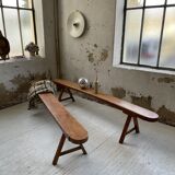 Pair of bench early 1900 oak