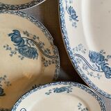 Set 8 dessert plate with serving dish