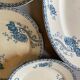 Set 8 dessert plate with serving dish