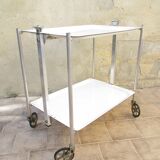 Roller folding extra table