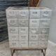 Industrial drawer cabinet filing cabinet hobby cabinet made of iron