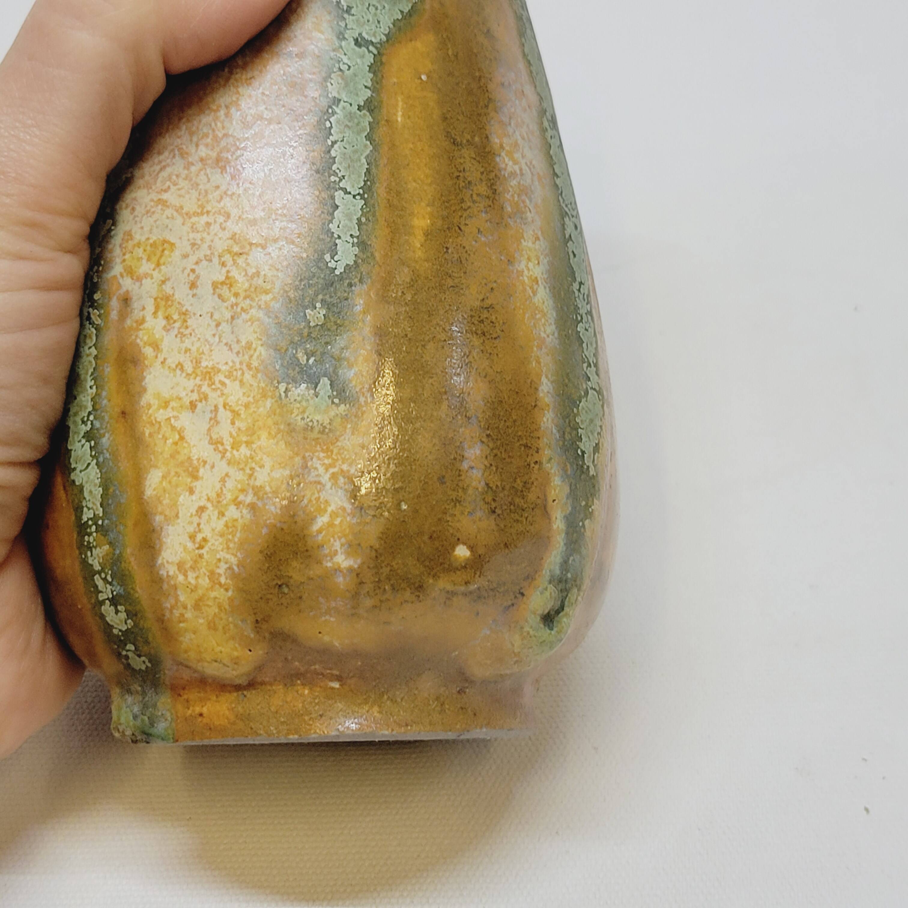 Enameled Stoneware Vase L'artisan L Artisan Pratique Art Nouveau Style Denbac