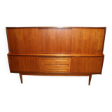 Enfilade haute scandinave édition Samcom en teck, 1960