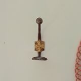 Old wall hook coat rack