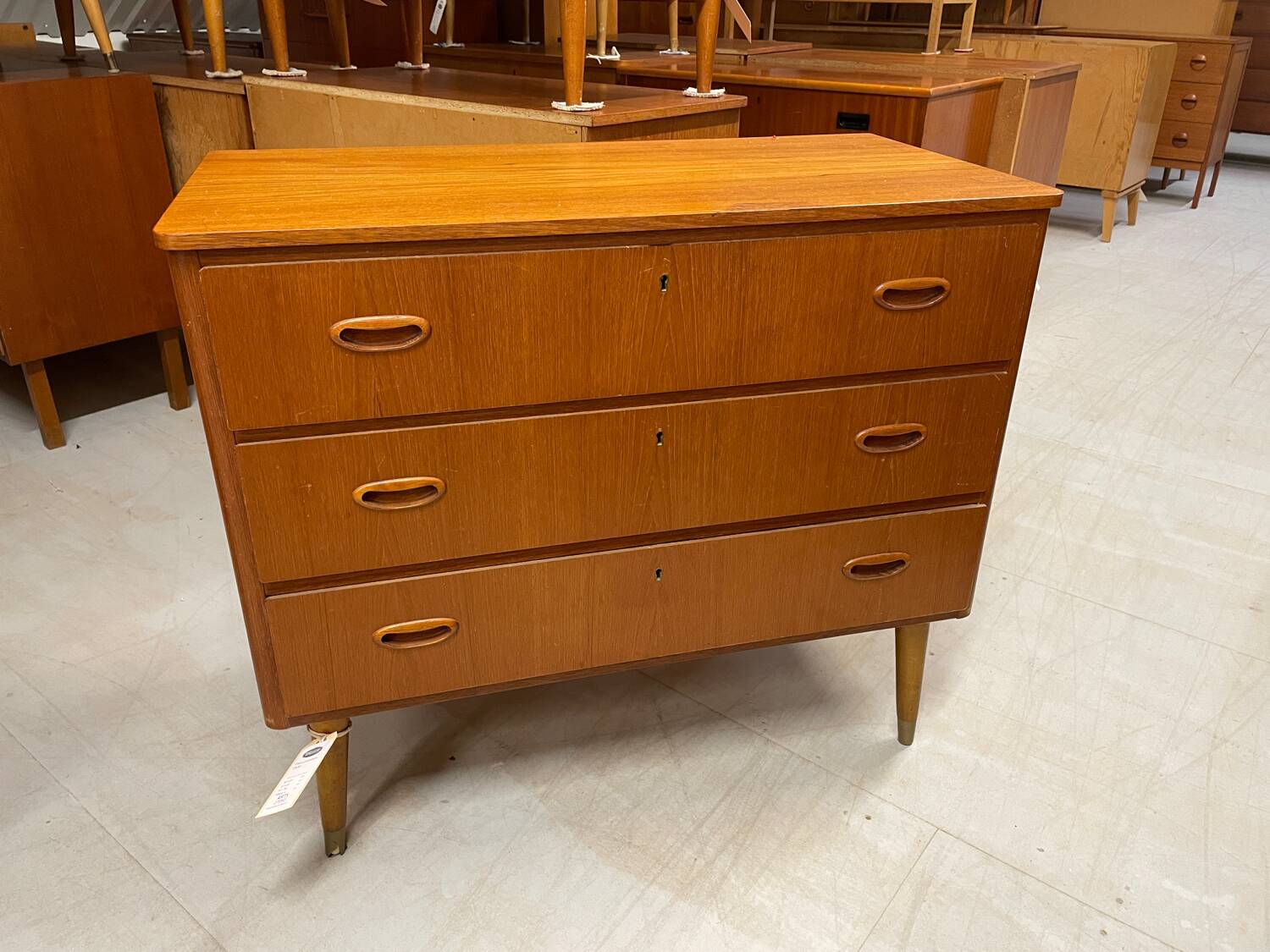 Scandinavian teak chest of drawers, Sweden, 1960