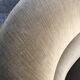 Vintage toad sofa in light taupe velvet