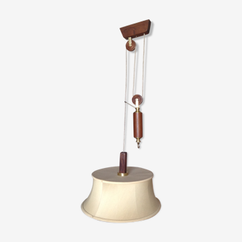 Suspension style scandinave monte et baisse avec contrepoids