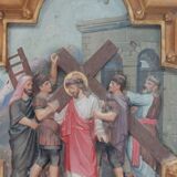 Terracotta decoration "stations of the cross"