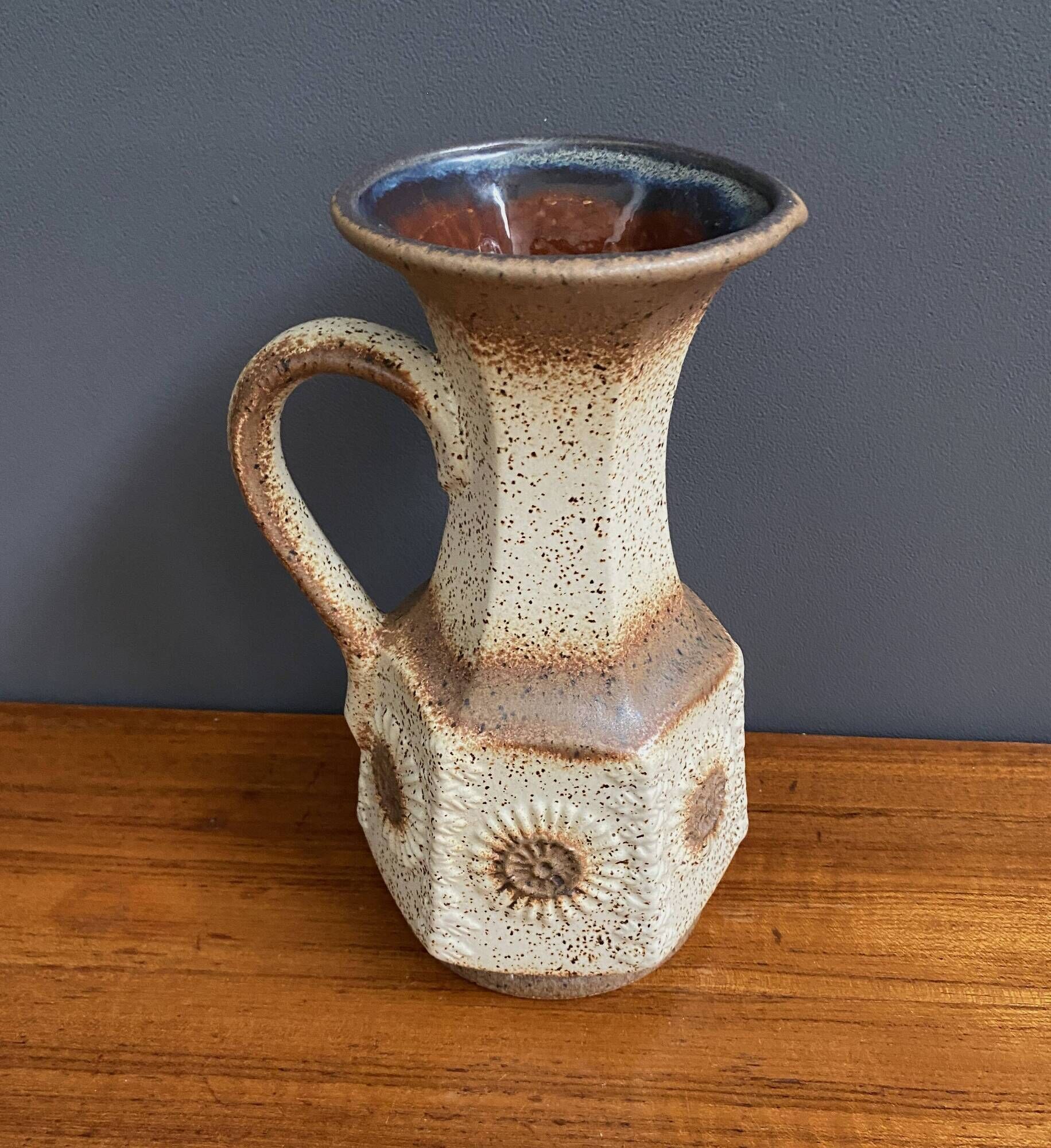 Uberlacker vase model 1866-25 West geramny pottery 1970s