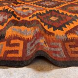 Moroccan Kilim Zayan Rug - 257 x 136 cm