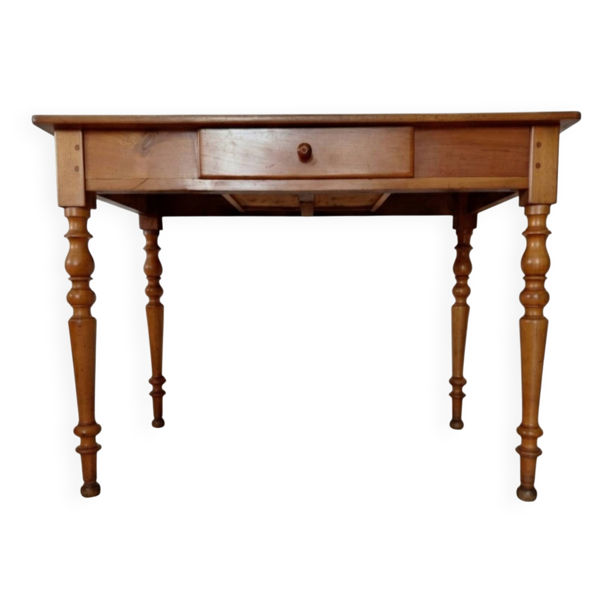 Country-style wooden middle desk Louis Philippe - 19th century