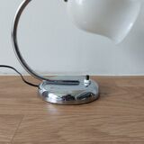 Art Deco chrome ball lamp.