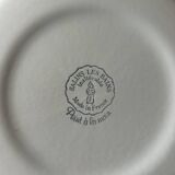 Assiettes vintage Salins les Bains