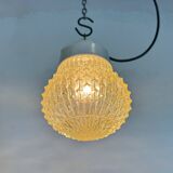 Vintage White Porcelain Pendant Light, 1970s