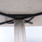 1970s Marble Dining Table on Two Marble x Feet, Germany