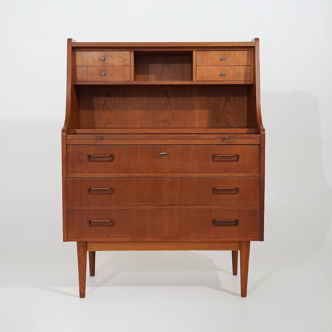 Teak secretaire by Gunnar Nielsen Tibergaard for Tibergaard, 1960s