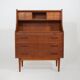 Teak secretaire by Gunnar Nielsen Tibergaard for Tibergaard, 1960s